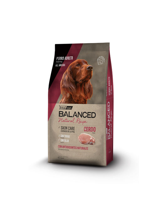 Balanced Natural Sabor Cerdo Todas Las Razas 15 + 3 KG