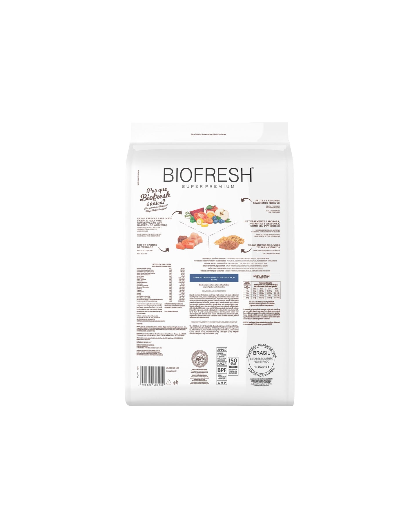 Biofresh Cachorro Raza Media 15 KG