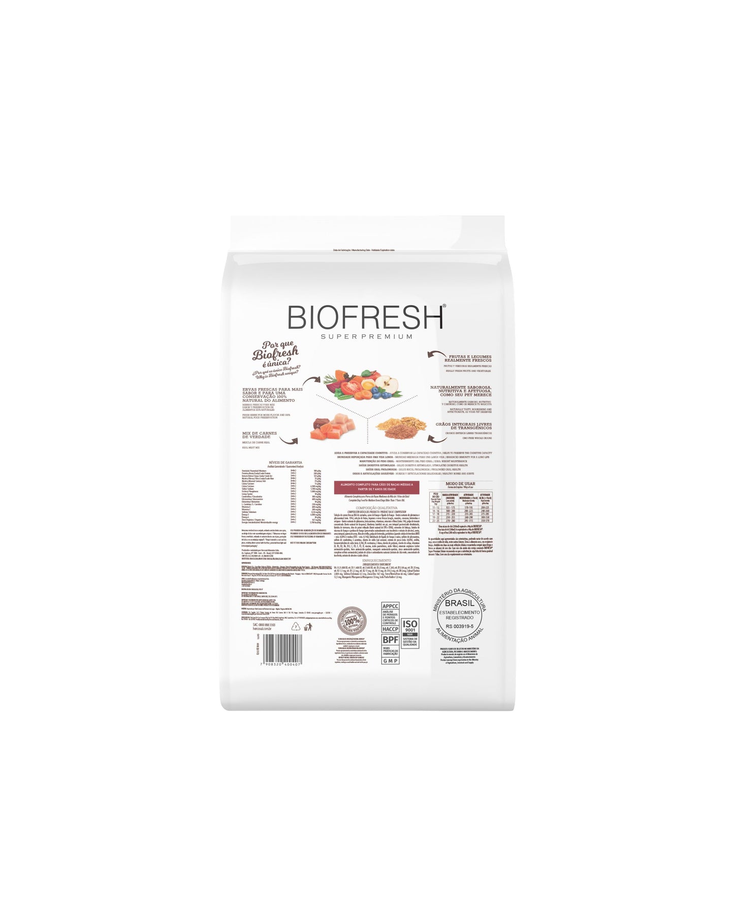 Biofresh Senior Raza Media 10.1 KG