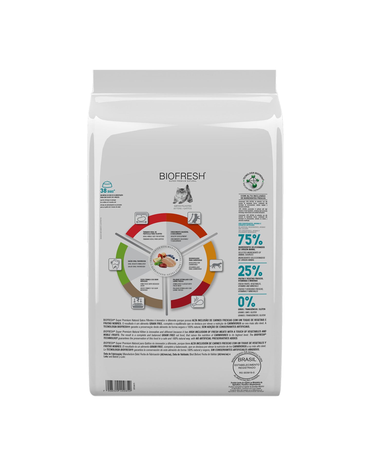 Biofresh Gatos Filhote Sabor Pollo 1.5 KG