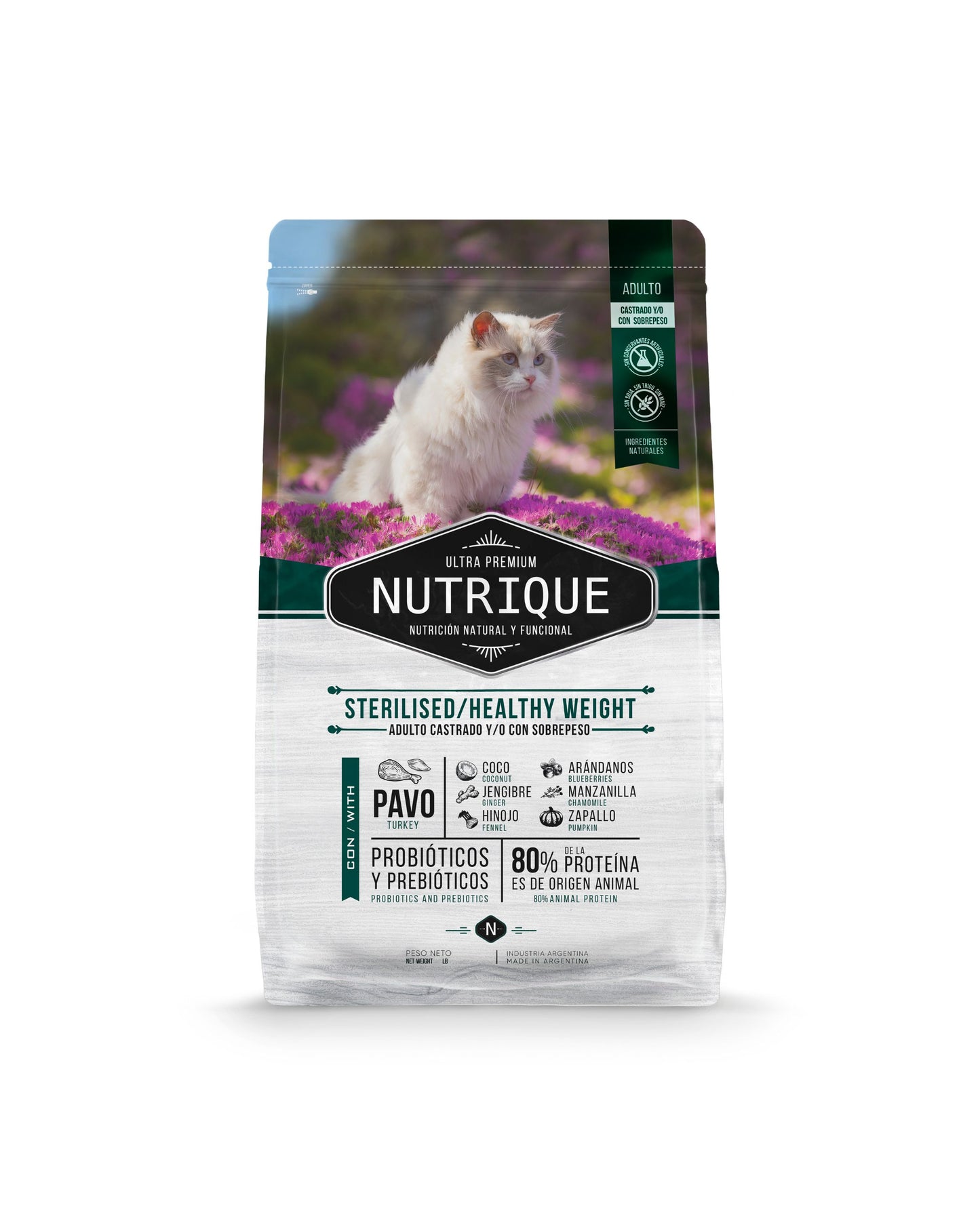 Nutrique Gato Castrado y/o Sobrepeso 2 KG